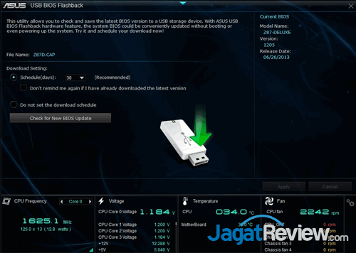 Review ASUS Z87-Deluxe: Motherboard Haswell Kelas Atas dengan Tema Warna Emas 7 asus z87-deluxe usb bios flashback