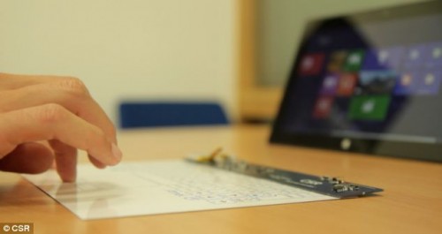 Peneliti Berhasil Ciptakan Keyboard Wireless Setipis Kertas 3 keyboard