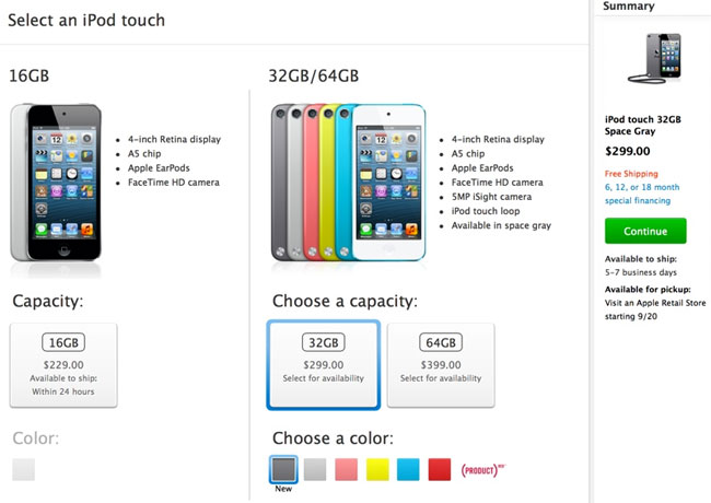 Apple Berikan Warna Baru untuk Jajaran iPod 19 sgtouch
