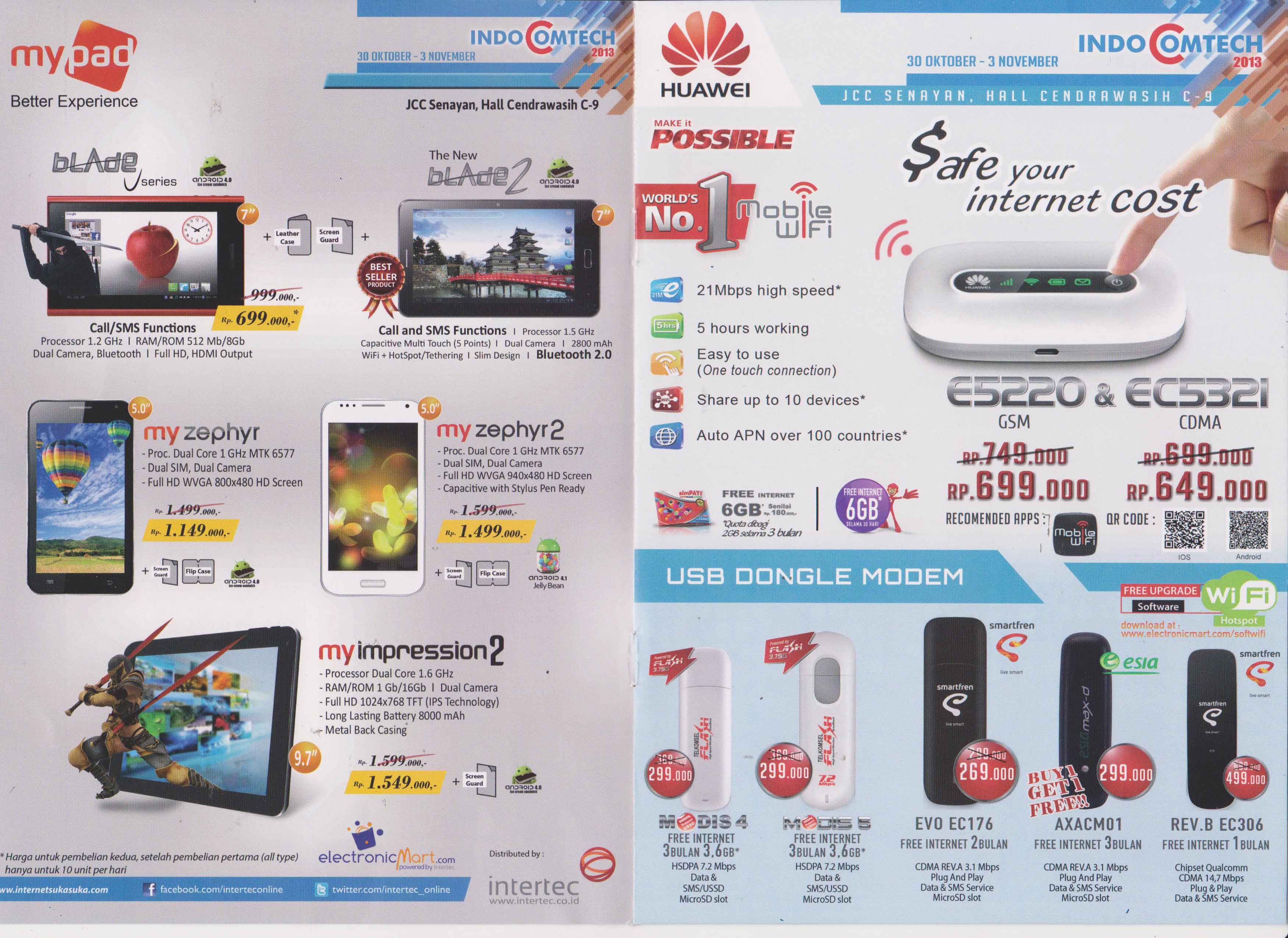 Indocomtech 2013: Promo Murah Tablet & Smartphone 18 14 INDOCOMTECH 3 001
