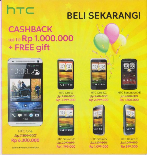 Indocomtech 2013: Promo Murah Tablet & Smartphone 1 18-HTC-8-001