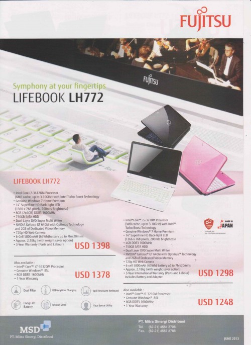 Indocomtech 2013: Promo Murah Notebook & PC 1 28-FUJITSU-1-001