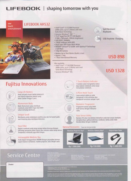 Indocomtech 2013: Promo Murah Notebook & PC 4 28-FUJITSU-4-001