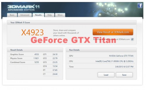 VGA NVIDIA GTX 780 Ti Lewati Performa TITAN? 3 3dmark11 titan