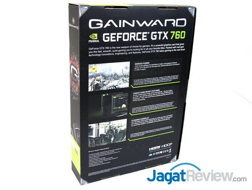 Review VGA NVIDIA Gainward GTX 760 2GB: Versi Reference dengan Penampilan Berbeda 5 gainward-gtx-760-2gb-back-box