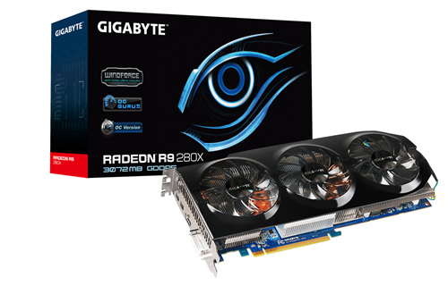 Parade VGA AMD Radeon R9 280X 6 gigabyte r9 280x wondforce 3x 1100 6000