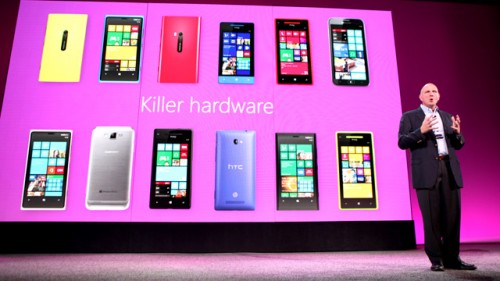 Microsoft CEO Steve Ballmer launches Windows Phone 8
