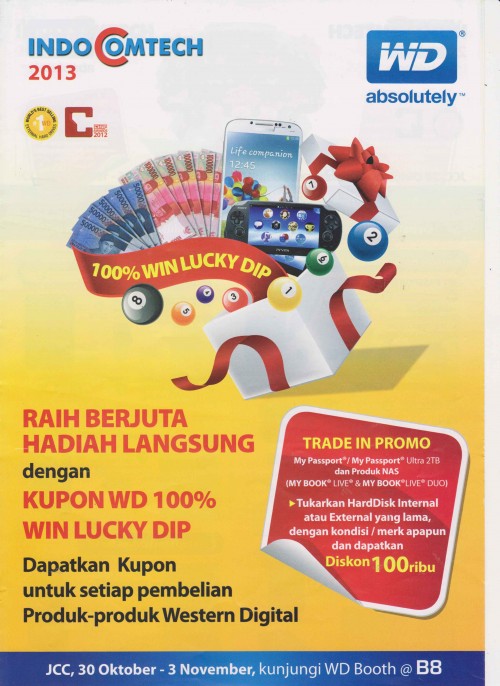 Indocomtech 2013: Promo Murah Ragam Aksesoris Komputer 2 30-WD-1-001