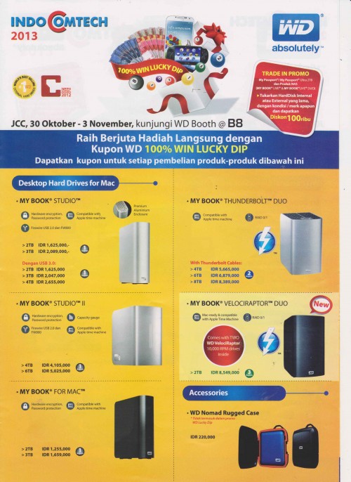 Indocomtech 2013: Promo Murah Ragam Aksesoris Komputer 4 30-WD-3-001