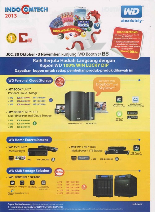 Indocomtech 2013: Promo Murah Ragam Aksesoris Komputer 5 30-WD-4-001