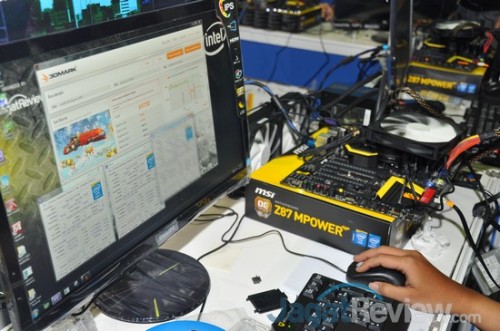 AOCT 2013 Nasional - Kilas Balik Hari Kedua: Pro OC Tournament 12 Tiba giliran motherboard dari MSI, Z87 MPower SP untuk beraksi.