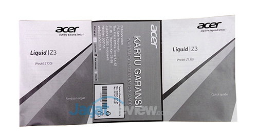 Acer Liquid Z3 - Dokumentasi