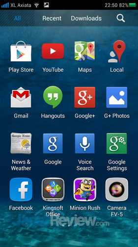 Oppo Find Mirror R819 - App Drawer