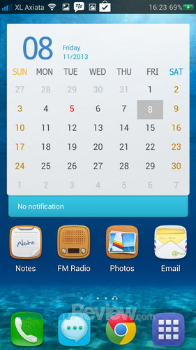 Oppo Find Mirror R819 - Homescreen 2