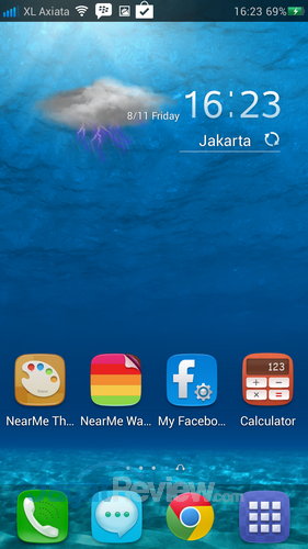 Oppo Find Mirror R819 - Homescreen 4