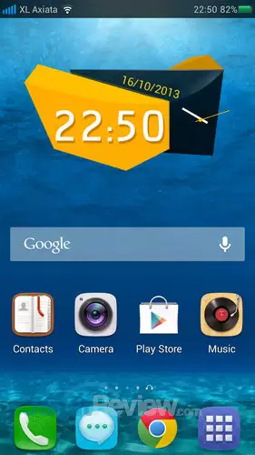 Oppo Find Mirror R819 - Homescreen Utama