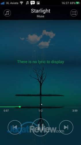 Oppo Find Mirror R819 - Musik