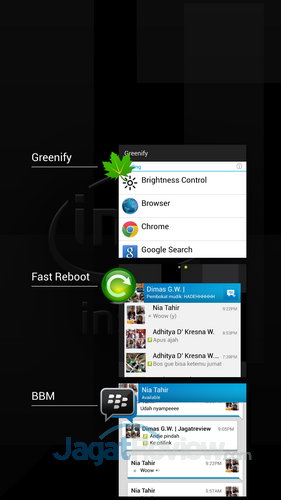 Tips: Atasi BBM Pending di Android 3 Tips BBM Pending - Recent Apps
