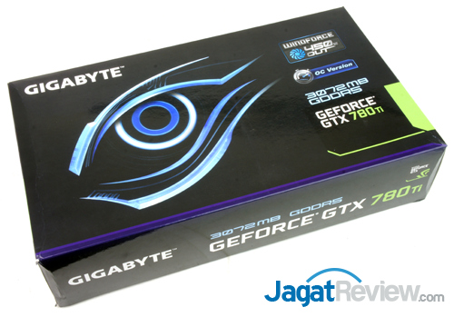 Review Gigabyte GTX 780 Ti Windforce 3X OC: Gaming Kencang dengan Full GK110 Clock 1GHz 9 gigabyte gtx 780 ti windforce 3x oc front box