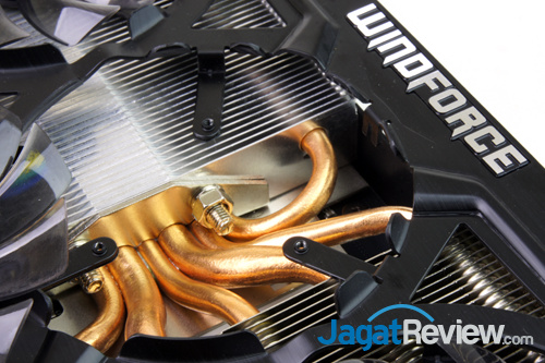 Review Gigabyte GTX 780 Ti Windforce 3X OC: Gaming Kencang dengan Full GK110 Clock 1GHz 3 gigabyte gtx 780 ti windforce 3x oc heatpipes
