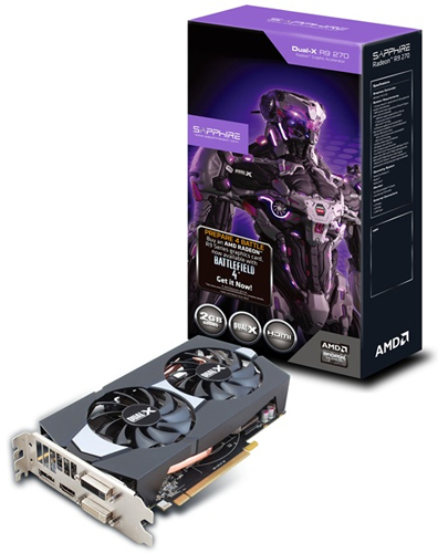 Parade VGA AMD Radeon R9 270 2GB (Non-X) 8 sapphire dual-x r9 270 oc bf4 945 5600