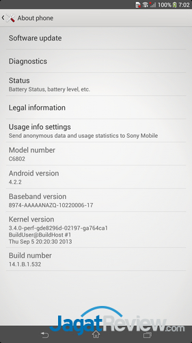 Review Sony Xperia Z Ultra: Android Layar Besar Tahan Air dengan Kinerja Tinggi 1 sony xperia z ultra about