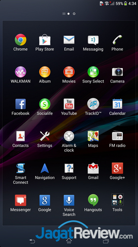 Review Sony Xperia Z Ultra: Android Layar Besar Tahan Air dengan Kinerja Tinggi 7 sony xperia z ultra app drawer 01