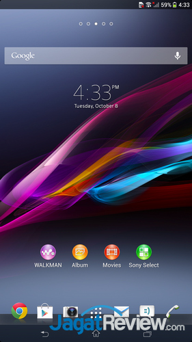 Review Sony Xperia Z Ultra: Android Layar Besar Tahan Air dengan Kinerja Tinggi 2 sony xperia z ultra homescreen 03