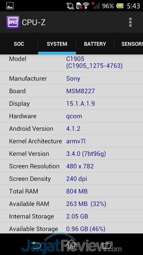 Review Sony Xperia M: Smartphone Ringan dengan Performa Memuaskan 4 CPU Z System