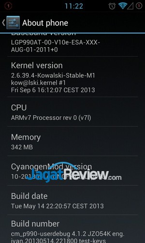 CyanogenMod on P990