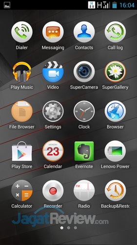 Lenovo K900 - App Drawer
