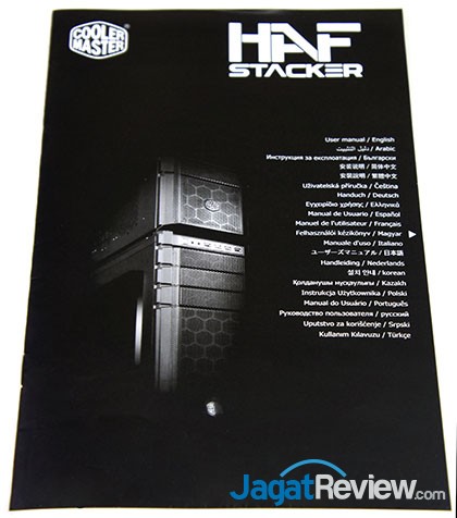 Preview Casing Cooler Master HAF Stacker 4 Buku manual