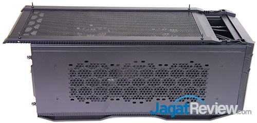 Review HAF Stacker 915F: Casing Gaming Untuk Sistem Mini-ITX 4 Selanjutnya Anda dapat membuka nya dengan menggesernya kearah belakang.