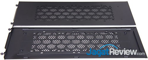 Review HAF Stacker 915F: Casing Gaming Untuk Sistem Mini-ITX 11 Bagian samping ini dilengkapi dengan Dust Filter