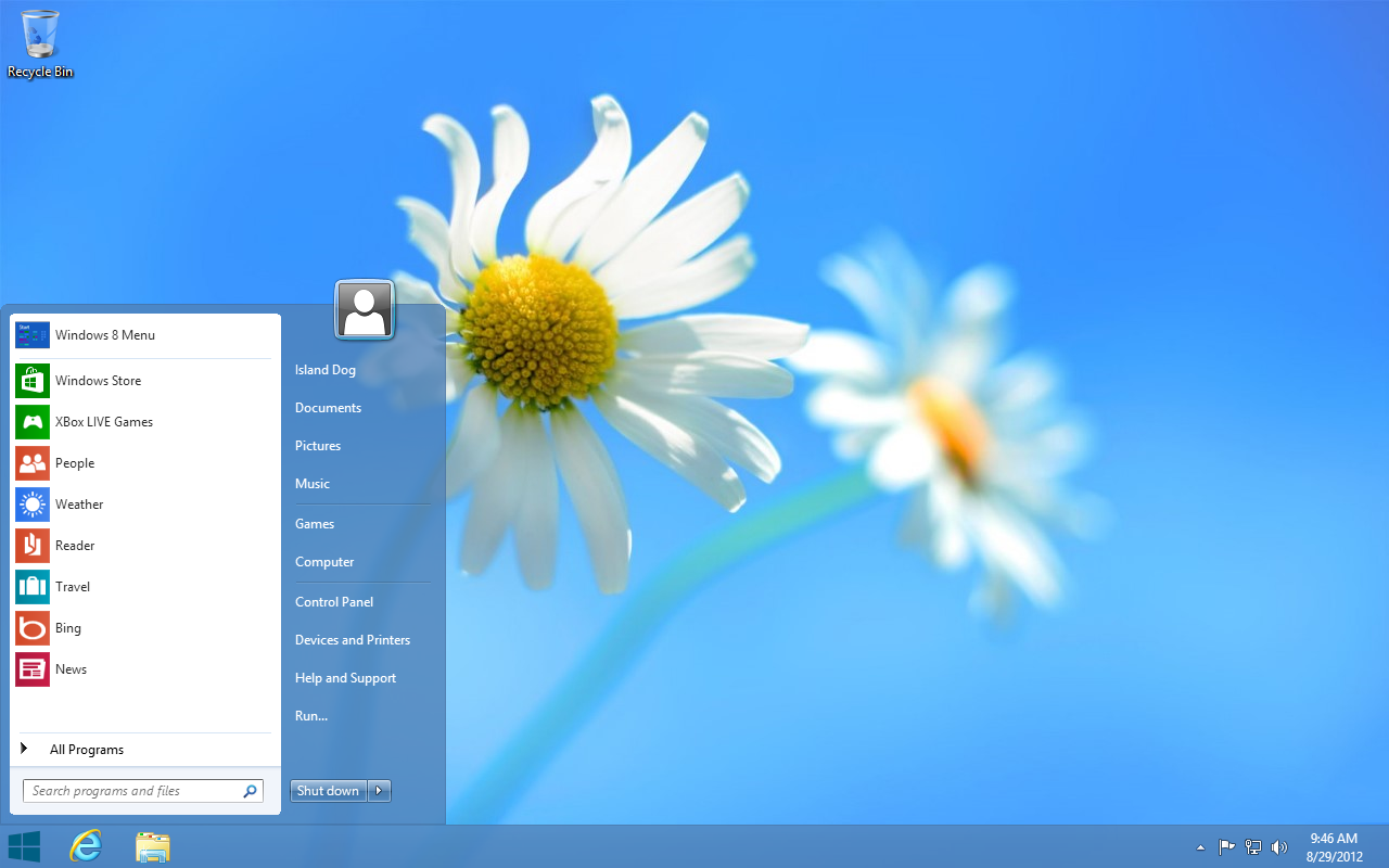 Microsoft Mungkin Hadirkan Kembali Start Menu  Start Menu on Win 8