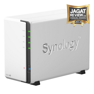 Network Attached Storage (NAS) Kelas SOHO Terbaik 1 Synology DS213air - Gold