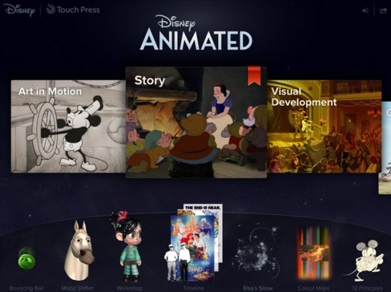 Disney Animated Terpilih sebagai Aplikasi Terbaik iPad 2013 31 disney animated