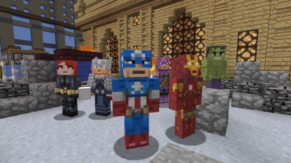 The Avengers Hadir di Minecraft 13 minecraftmarvelavengers1