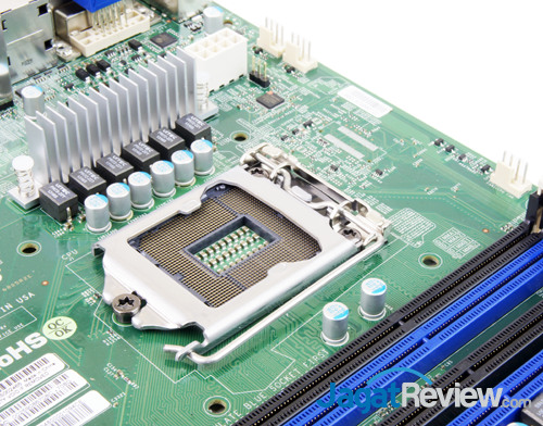 Review Supermicro C7Z87: Motherboard Intel Haswell Desktop dari Produsen Spesialis Server 8 supermicro c7z87 processor socket area