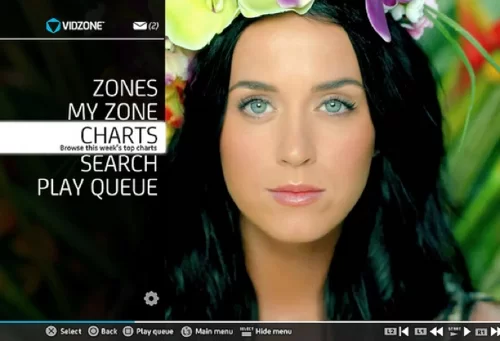 Video Musik Gratis di PS4 Lewat VidZone 4 vidzone
