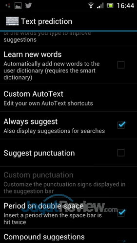 Pilihan Custom Autotext