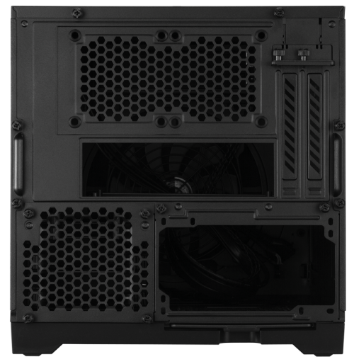 Corsair Rilis Casing PC Mini-ITX High-End Obsidian 250D 7 250D_back_view