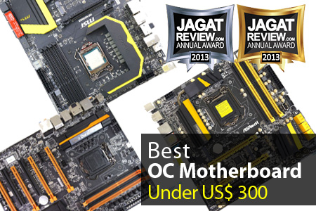 Motherboard OC di Bawah US$ 300 Terbaik di Tahun 2013 1 Award 2013 Mobo OC Sub USD300