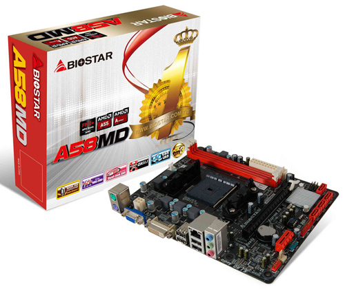 Parade Motherboard FM2+: AMD Kaveri 2 BIOSTAR A58MD
