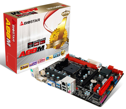 Parade Motherboard FM2+: AMD Kaveri 7 BIOSTAR A88M