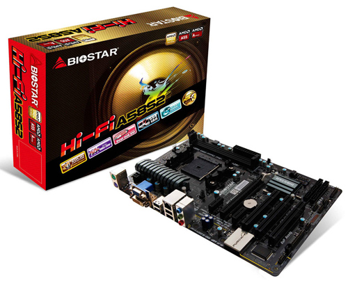 Parade Motherboard FM2+: AMD Kaveri 8 BIOSTAR Hi-Fi A58S2