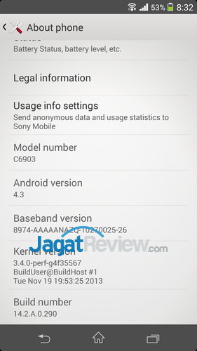 Review Sony Xperia Z1: Smartphone Android Tahan Air Terbaik 1 Sony Xperia Z1 - About