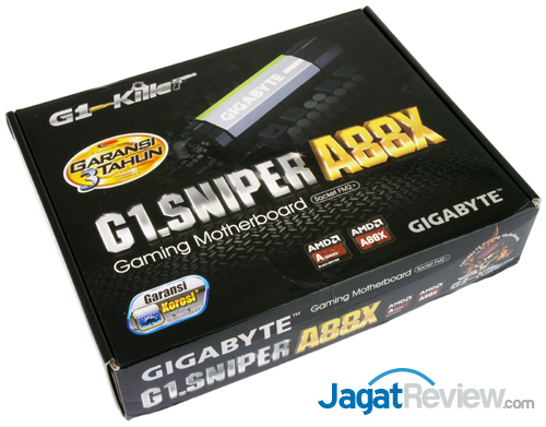 Review Gigabyte G1.Sniper A88X: Motherboard Gaming AMD APU dengan Fasilitas Audio Lengkap 1 gigabyte g1 sniper a88x front box