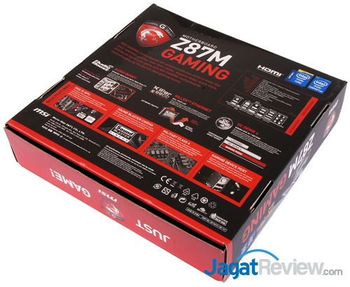 Review Motherboard MSI Z87M Gaming: Feature Gaming Lengkap dengan Ukuran Ringkas 2 msi z87m gaming back box