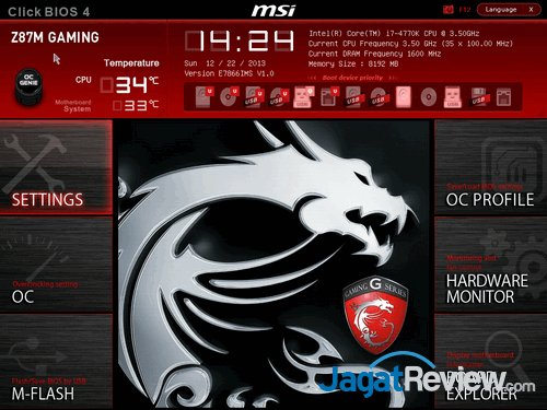 msi z87m gaming bios